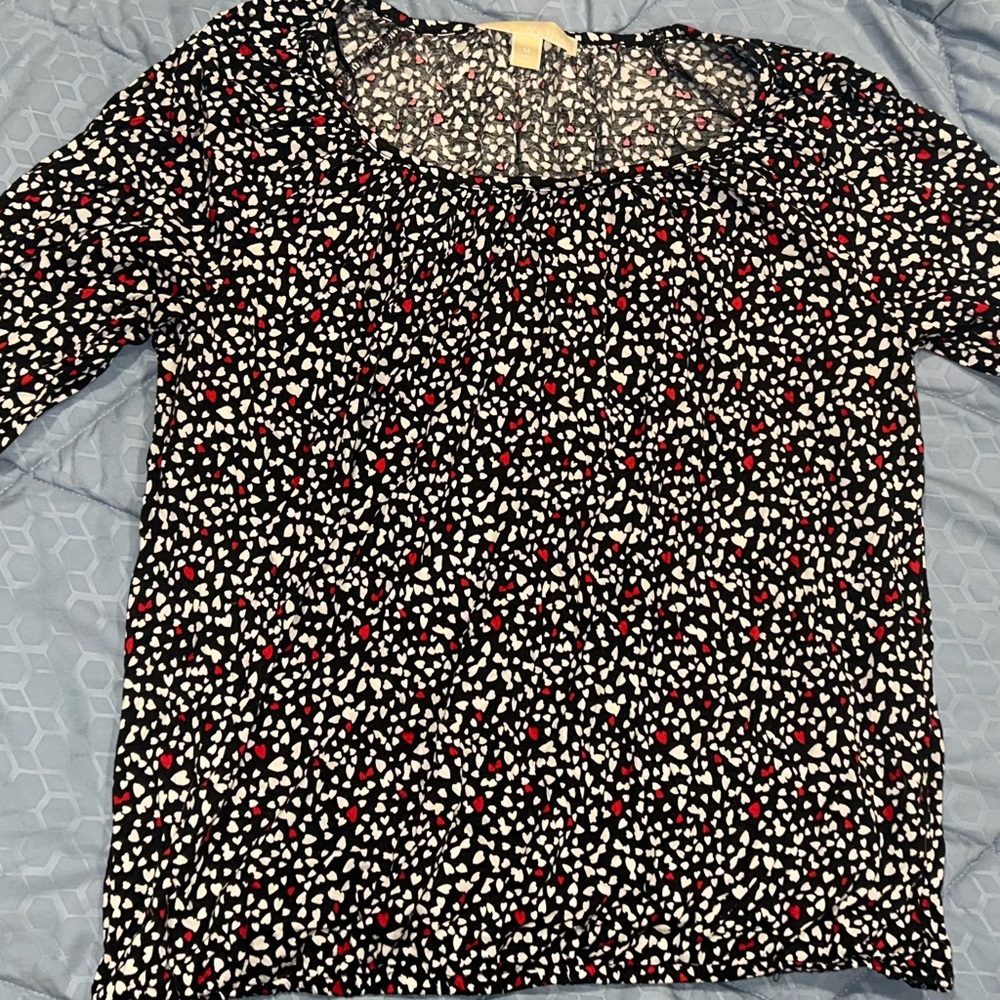 Michael Kors Hearts Valentines Day Blouse